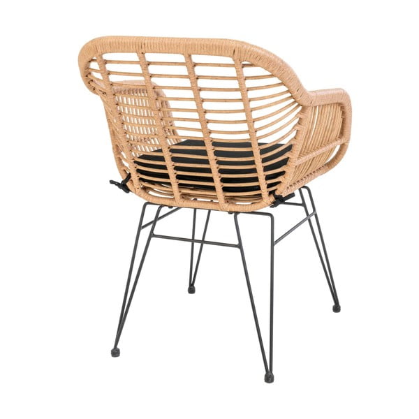 Set di 2 sedie da giardino in rattan artificiale Trieste - House Nordic-image-2