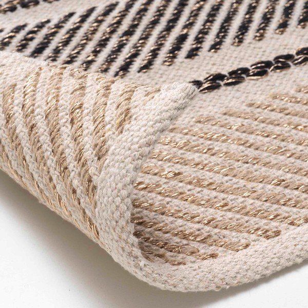 Tappeto lavabile beige 60x90 cm Silves - douceur d'intérieur-image-3