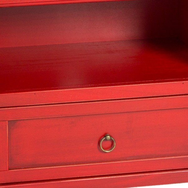 Červený TV stolek Evergreen House Credenza-image-3