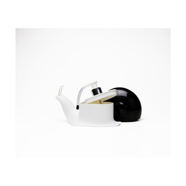 Distributore di sapone bianco &CO Escar - Qualy-image-1
