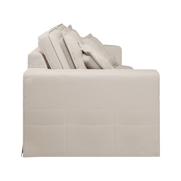Divano color crema 196 cm Nora – Ropez-image-4