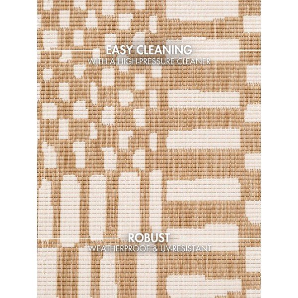 Tappeto da interno/esterno color crema/di colore naturale 160x230 cm Haringey Barkham – Ted Baker-image-3