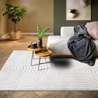 Tappeto bianco 80x120 cm Panglao New York White – Elle Decoration