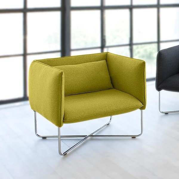 Poltrona gialla Groove - Softline-image-4