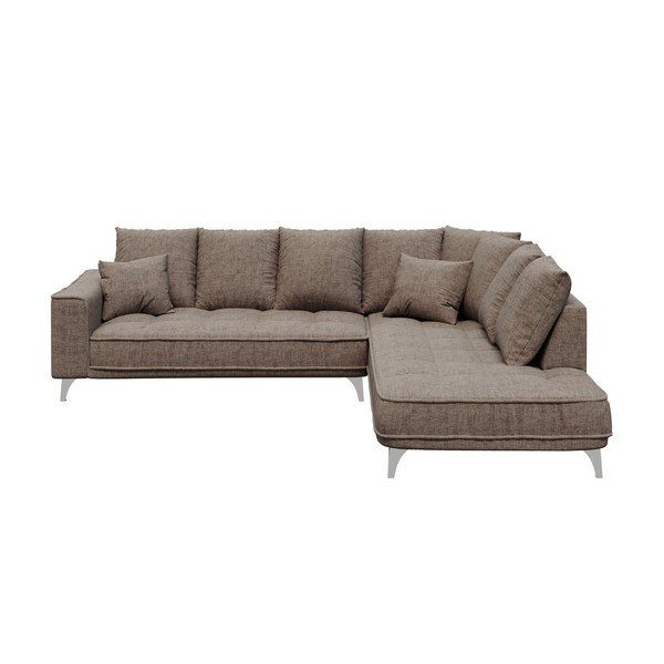 Divano angolare beige scuro Devichy , angolo destro, 288 cm Chloe - devichy