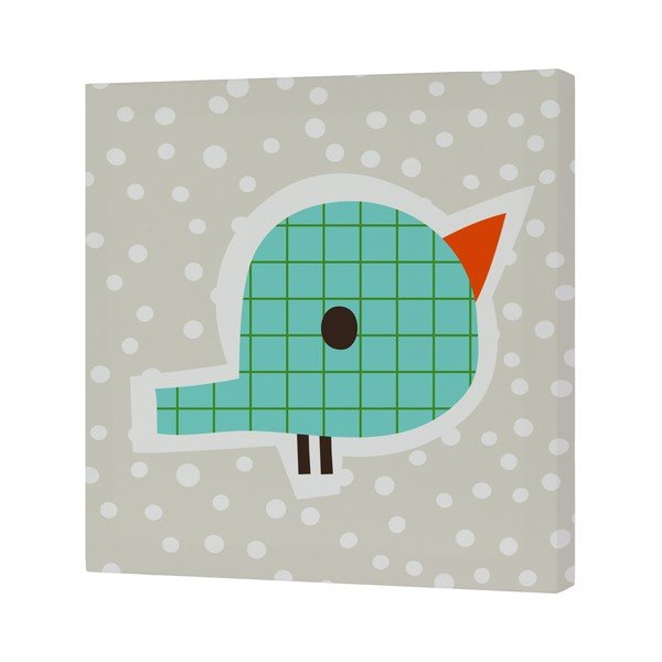 Nástěnný obrázek Drops Bird, 27x27 cm