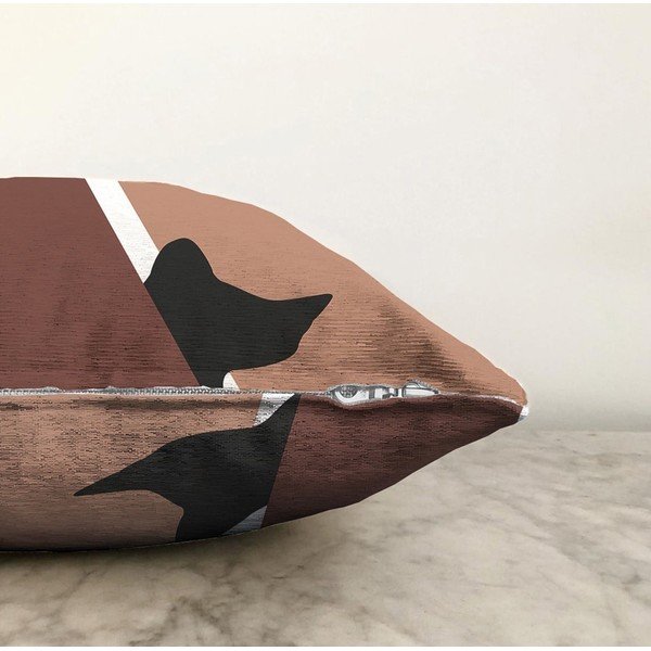 Federa in misto cotone Kitten, 55 x 55 cm - Minimalist Cushion Covers-image-1