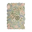 Tappeto verde in lana tessuto a mano 120x170 cm Bryony Shaped Floral - Flair Rugs