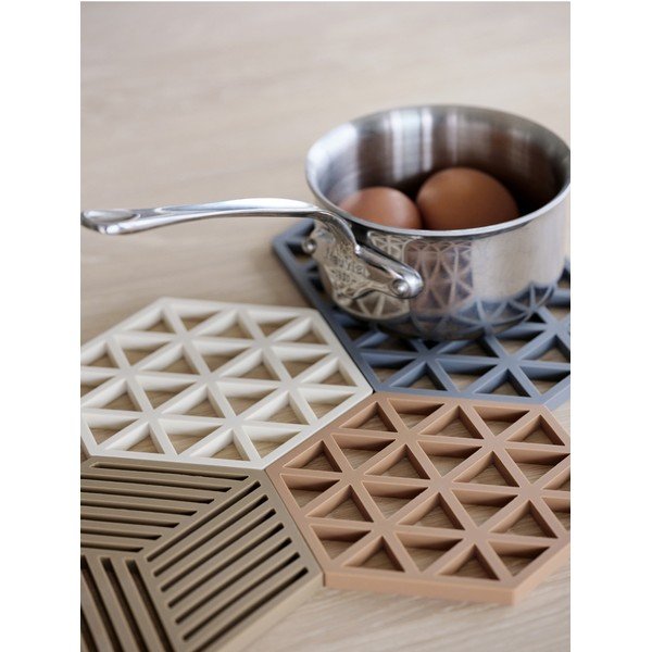 Tappetino in silicone per pentole 24x14 cm Triangles - Zone-image-1