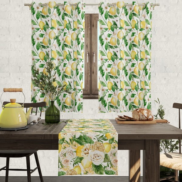 Tovaglia Fiori di primavera, 180 x 140 cm Honey - Mike & Co. NEW YORK-image-1