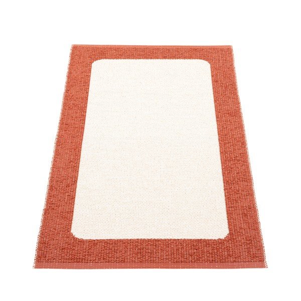 Tappeto da interno/esterno color mattone/color crema 70x120 cm Ilda Brick – Pappelina