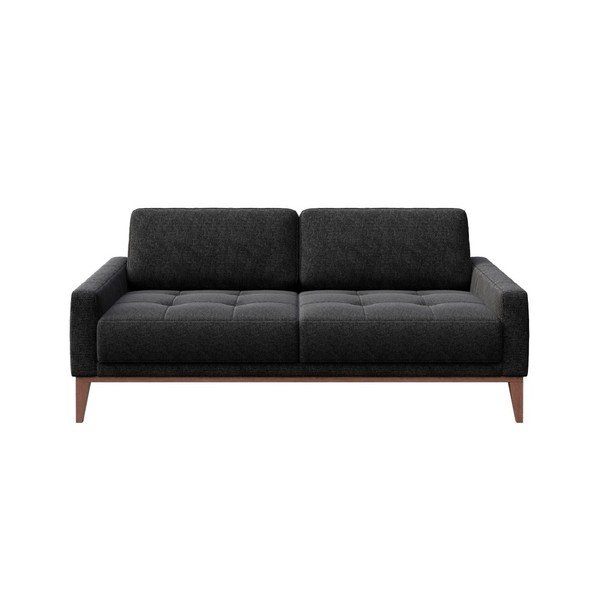 Divano Musso Tufted grigio antracite, 173 cm - MESONICA