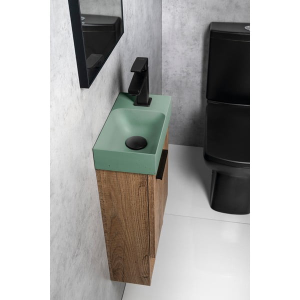 Lavabo color menta in calcestruzzo 31x17 cm Piccolino – Sapho-image-4