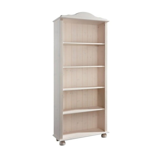 Libreria bianca in legno di pino 70x181 cm Ella - Støraa