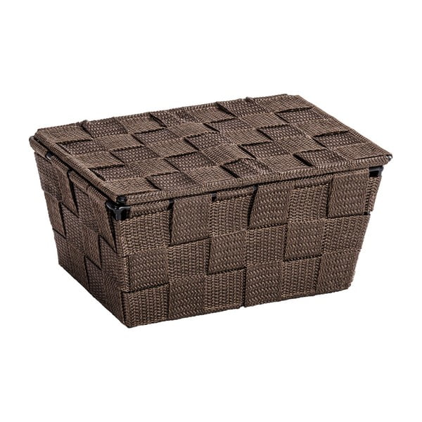 Cestino marrone con coperchio , 14 x 19 cm Adria - Wenko-image-2