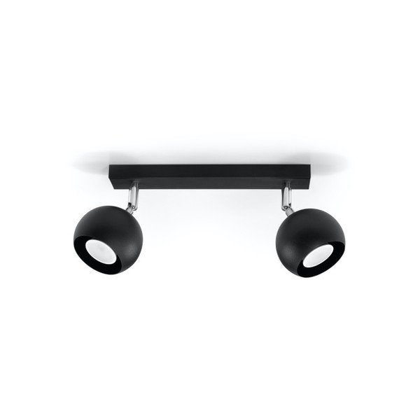 Apparecchio da soffitto nero Ollo Duo - Sollux-image-2