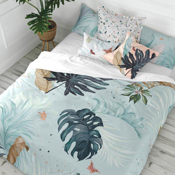 Copripiumino in cotone Basic , 140 x 200 cm Tropical - Happy Friday-image-1