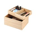 Organizer da bagno di colore naturale in bambù per cosmetici Isalys – MSV