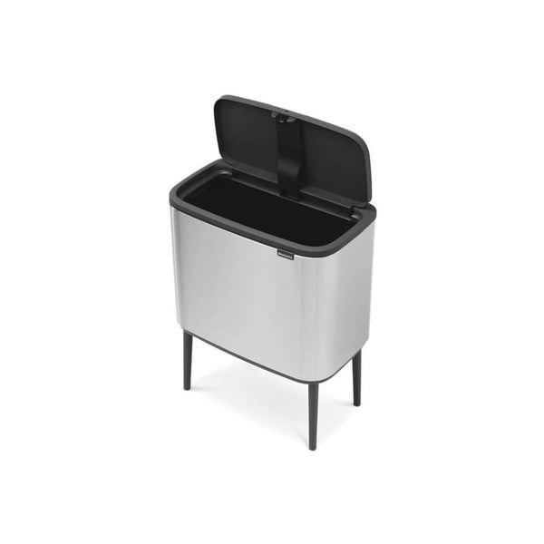 Cestino per la spazzatura in acciaio in argento opaco touch 36 l Bo Touch Bin – Brabantia