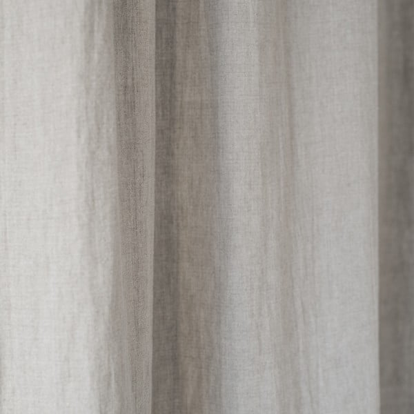 Tenda di lino beige con passanti Night Time, 275 x 140 cm Natural - Linen Tales-image-2