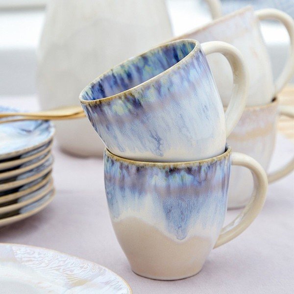 Tazza in gres blu Brisa, 300 ml - Costa Nova-image-1