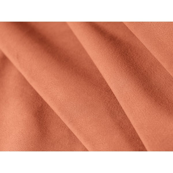 Divano rosa con rivestimento in velluto 266 cm Paolo – Milo Casa-image-4