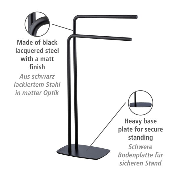Portasciugamani in acciaio Iria - Wenko-image-4