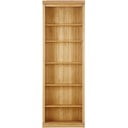Libreria di colore naturale in pino massiccio 74x223x37 cm Anita – Støraa