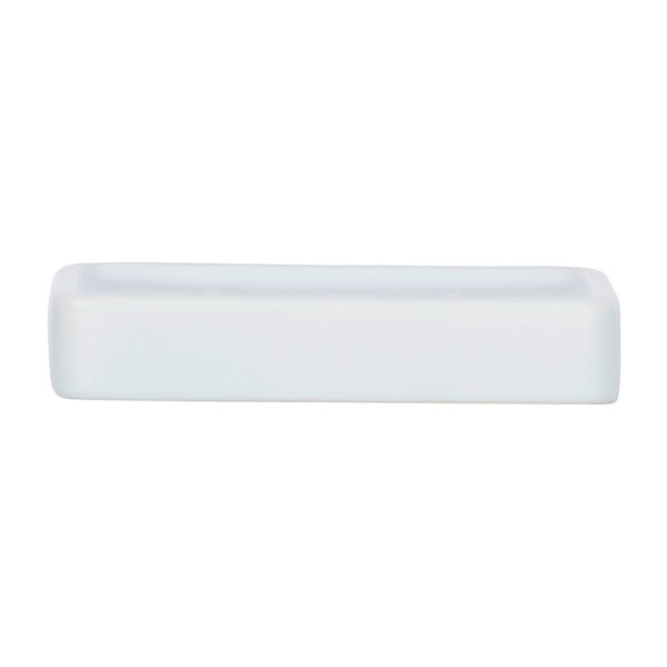 Portasapone in ceramica bianca opaca Hexa - Wenko-image-2