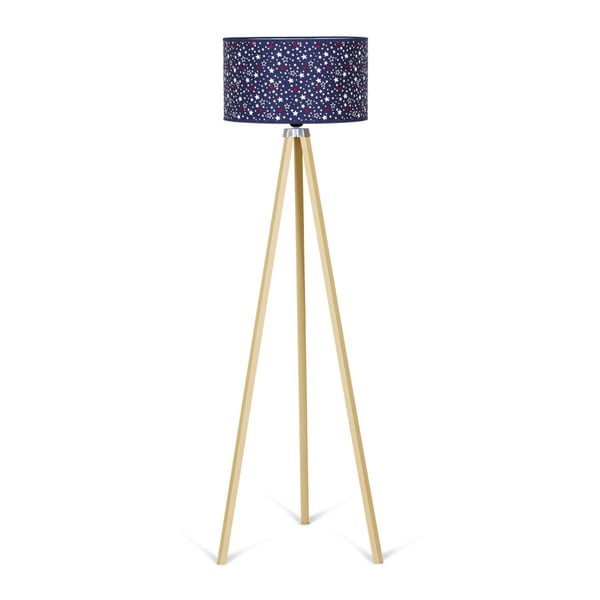 Stojací lampa Kate Louise Naturel Navy