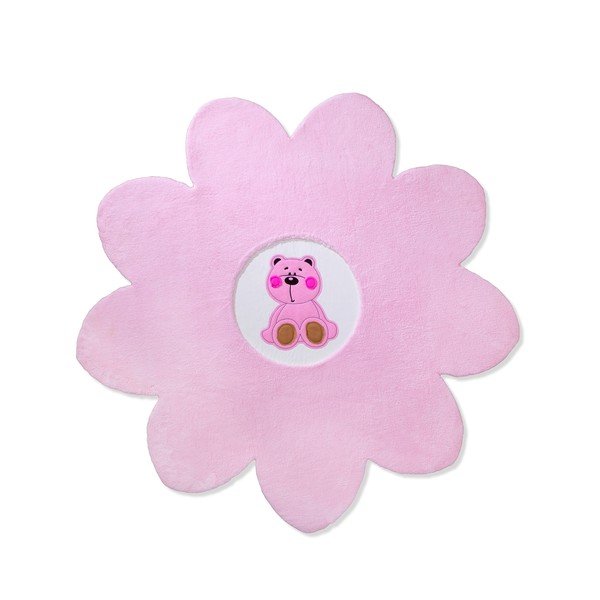 Dětský koberec Beybis Pink Teddy, 150 cm