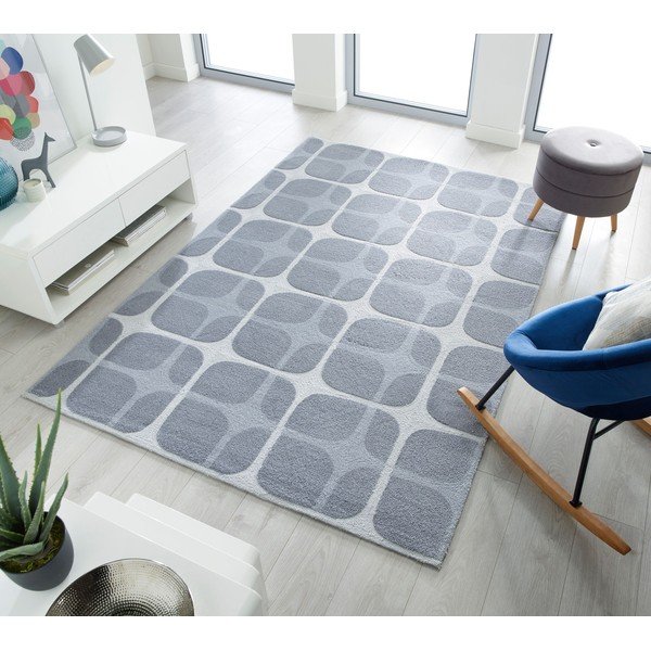 Tappeto grigio , 160 x 230 cm Mesh - Flair Rugs-image-4