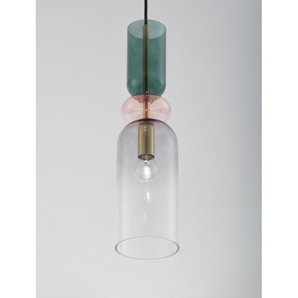 Lampadario dorato in vetro ø 11 cm Murano – Nova Luce-image-1