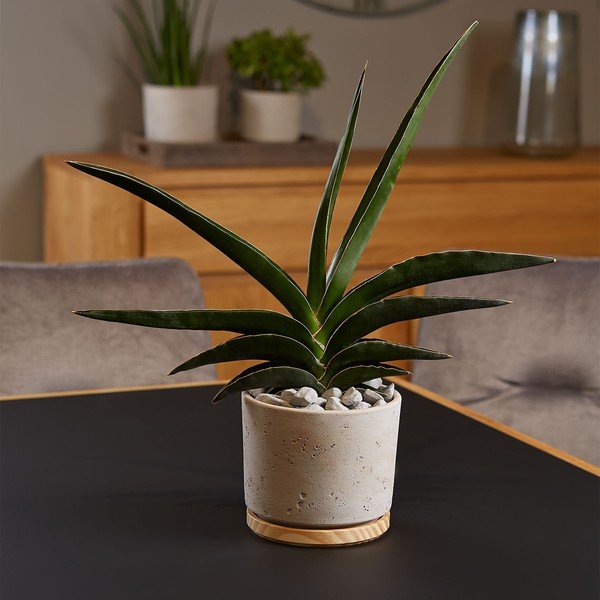 Vaso in ceramica grigia, ø 16 cm - Big pots-image-1