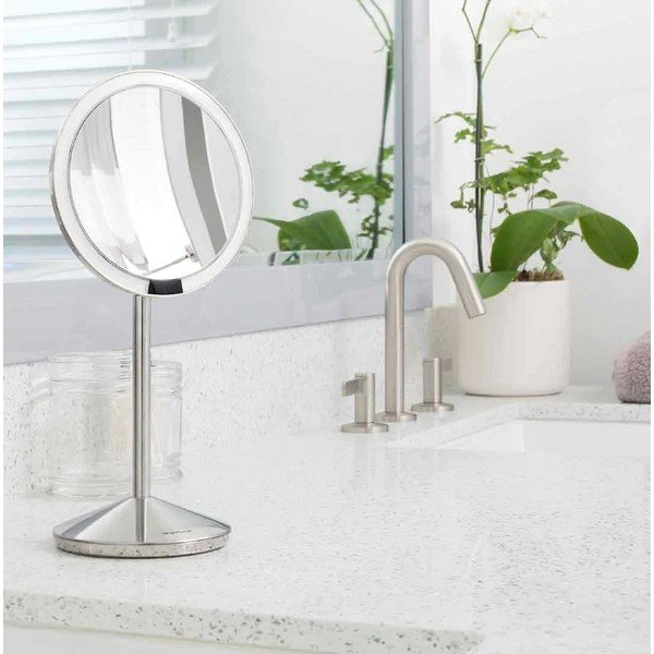Specchio per make-up con illuminazione/con ingrandimento (10x) ø 12 cm Travel – simplehuman-image-1