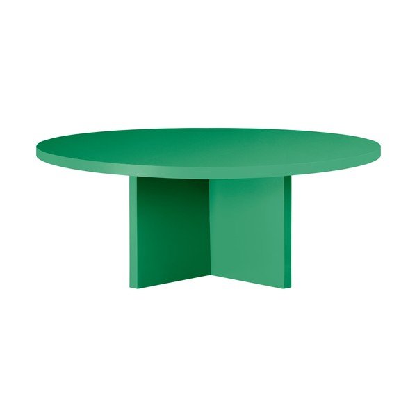 Tavolino da salotto rotondo verde ø 100 cm Pausa – Really Nice Things-image-4