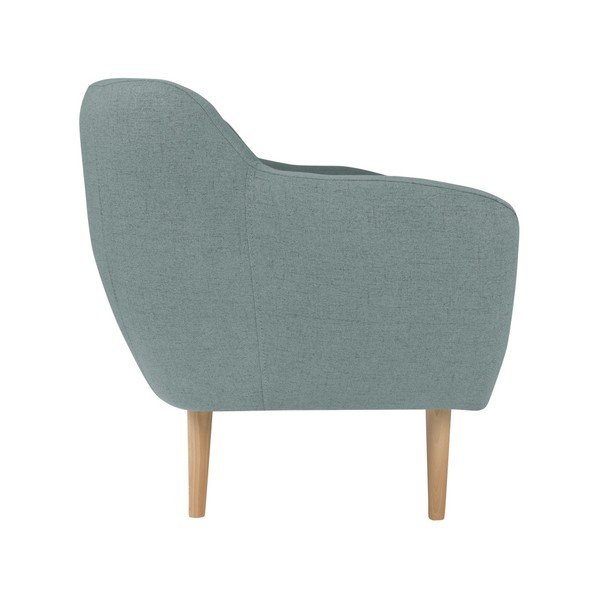 Divano a tre posti verde menta con gambe leggere Sicile - Mazzini Sofas-image-3