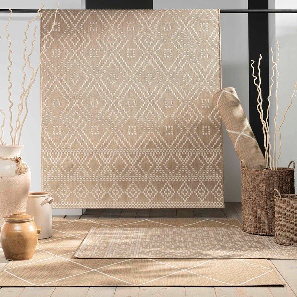 Tappeto beige 160x230 cm Damira – douceur d'intérieur-image-1