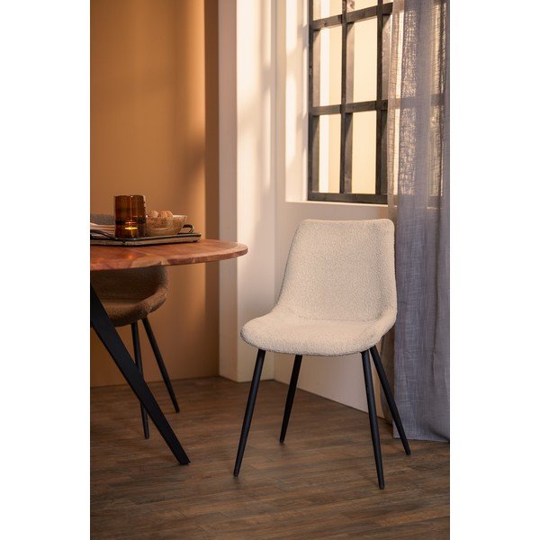Sedia da pranzo crema Kate - Light & Living-image-1