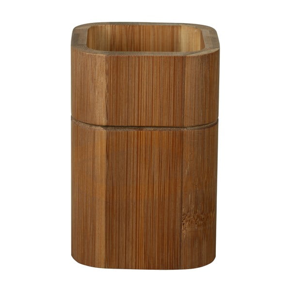 Tazza in bambù marrone per spazzolini da denti Serro - Wenko-image-3