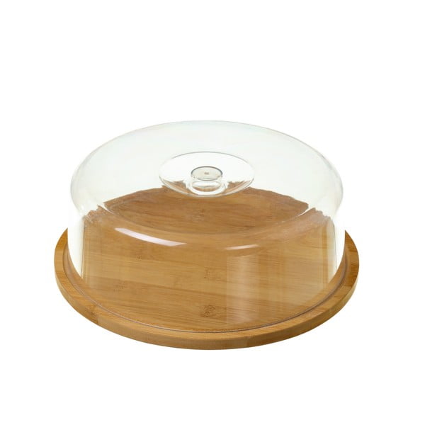 Vassoio rotondo in bambù con coperchio Bambù - Casa Selección-image-2