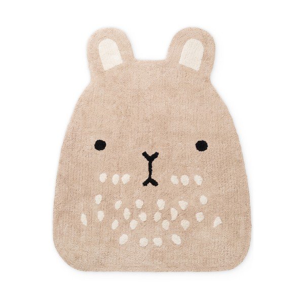 Tappeto per bambini beige in cotone lavabile/tessuto a mano 120x152 cm Snuggle Pucki – Hanse Home