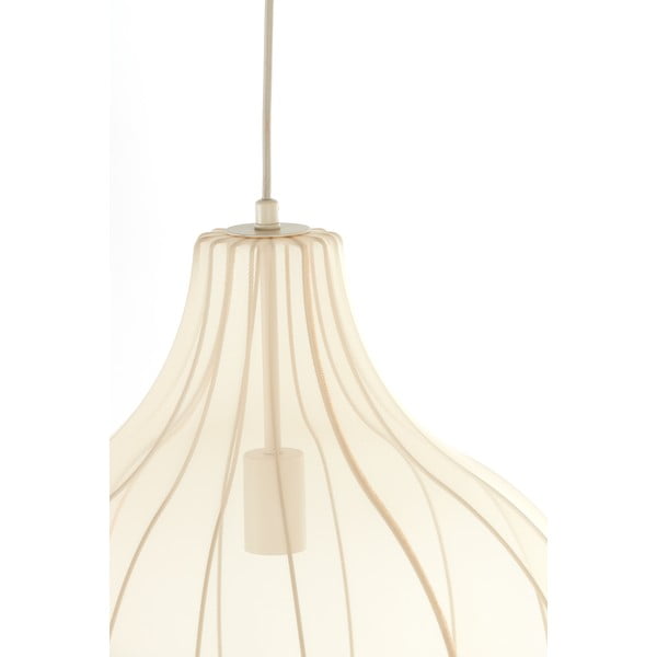 Lampadario beige con paralume in tessuto ø 50 cm Elati - Light & Living-image-3