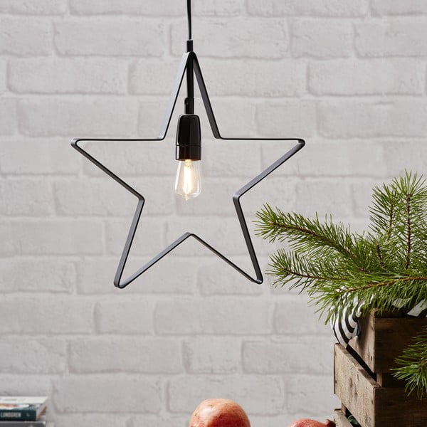 Decorazione luminosa nera con motivo natalizio Orbit - Star Trading-image-1