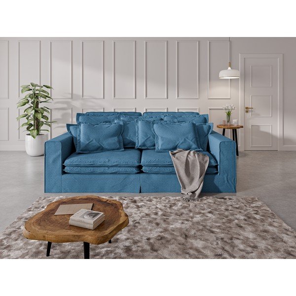 Divano blu 236 cm Nora – Ropez-image-1