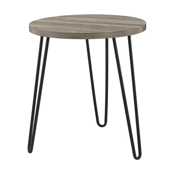 Tavolino marrone e grigio , ø 50 cm Owen - Støraa-image-2