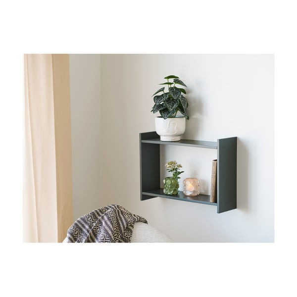 Mensola verde polveroso con ripiani multipli 50 cm Bamberg – House Nordic-image-2