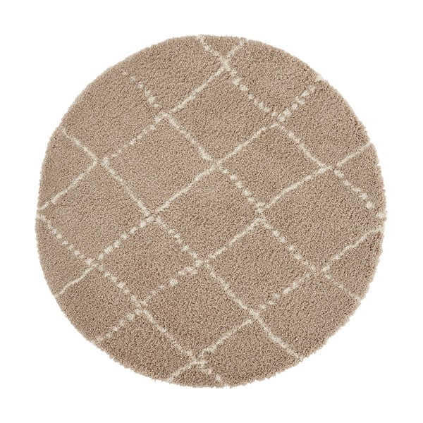 Tappeto marrone chiaro , ⌀ 120 cm Hash - Mint Rugs