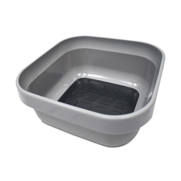 Lavastoviglie in plastica grigia, 34 x 34 x 15,5 cm - Addis