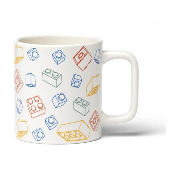 Tazza per bambini bianca in ceramica 300 ml Bricks – LEGO®